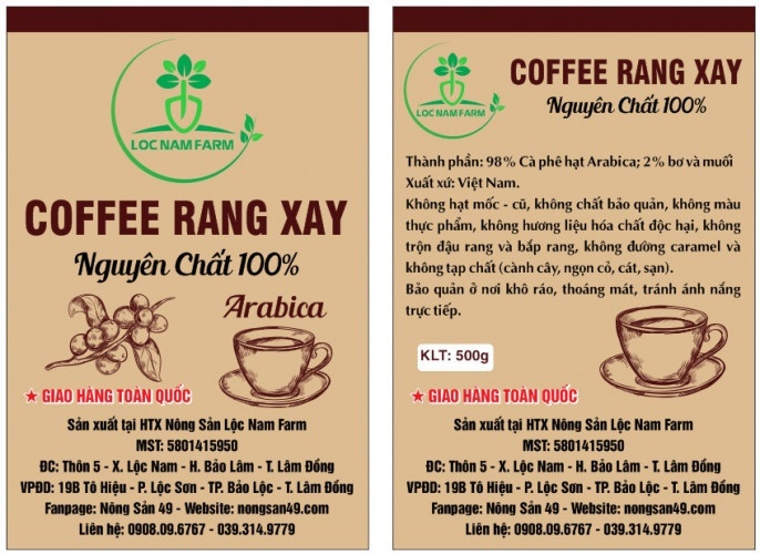cà phê Bảo Lộc